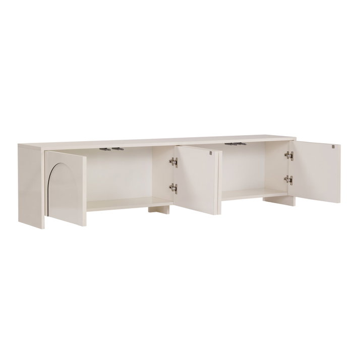 Nordure Aurelia Soporte para Televisión Crema Nordure Aurelia Soporte para Televisión Crema